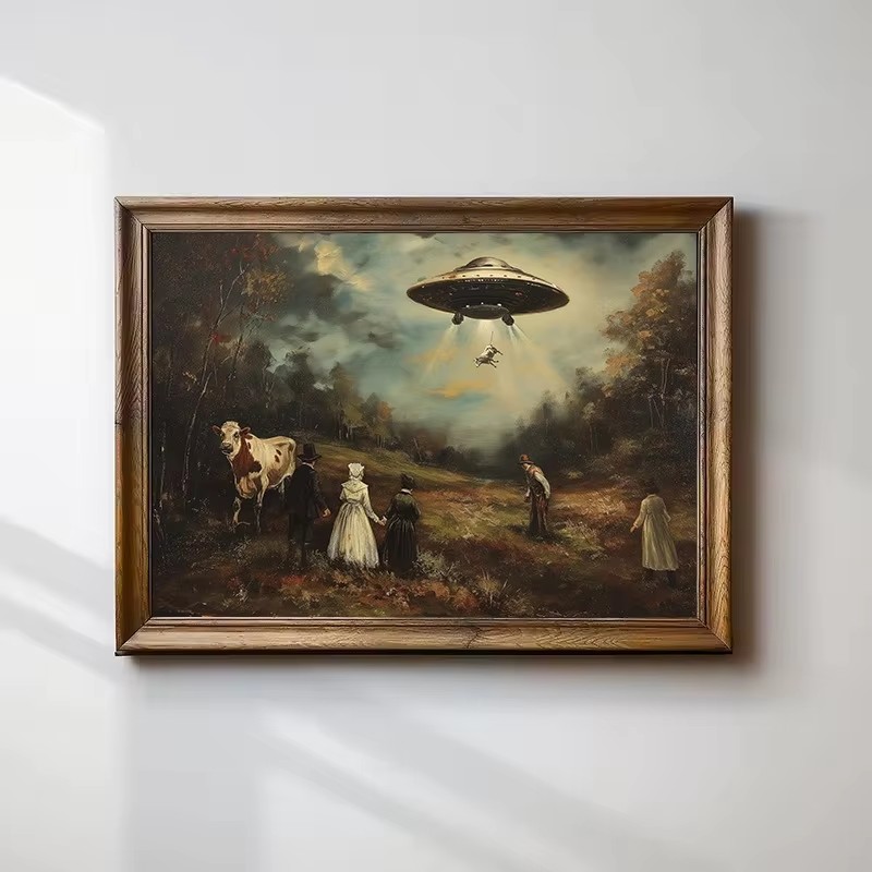 Vintage Surreal Funny Victoria - đánh giá và giá Star Map Poster